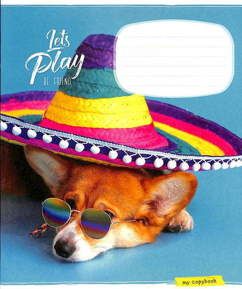 Зошит в косу лінію - 12 арк. (з різними мотивами на палітурці)